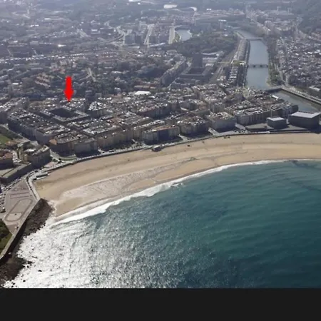 Gros Zurriola Wifi Terrace Parking 20e Night 아파트 *